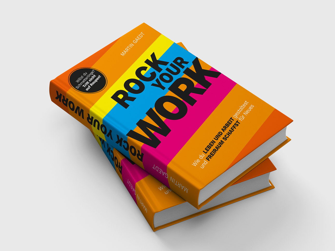 martin zech design, buchgestaltung, martin gaedt, rock your work, cover